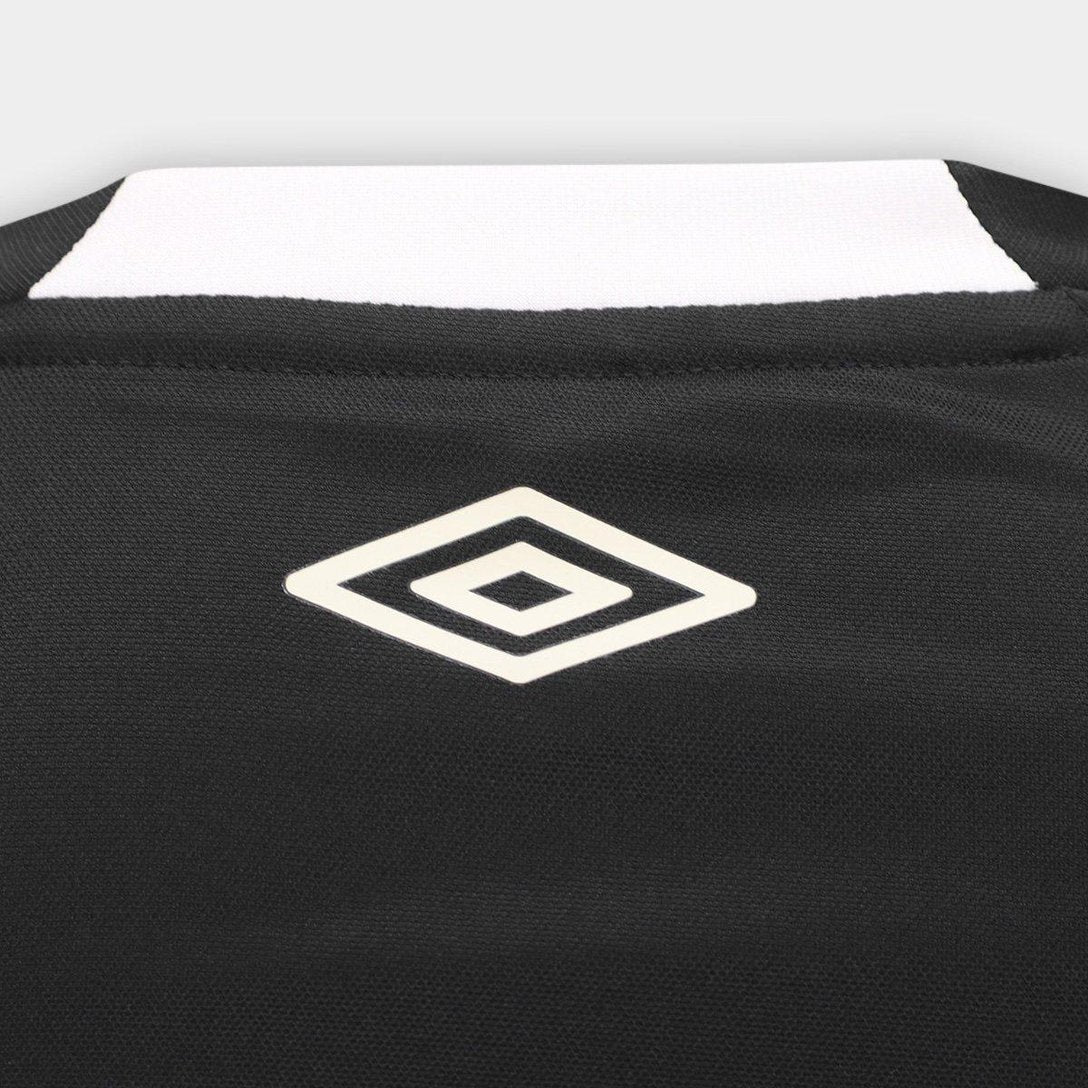 Camisa Santos 25/26 Goleiro Umbro Masculina - Preto+Bege