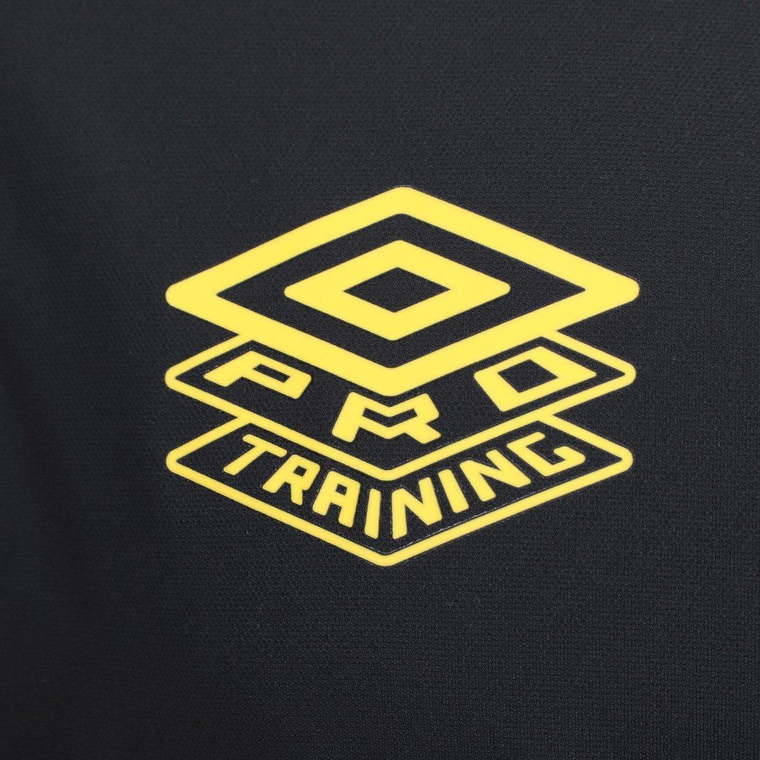 Camisa Santos 25/26 Treino Umbro Masculina - Preto+Amarelo