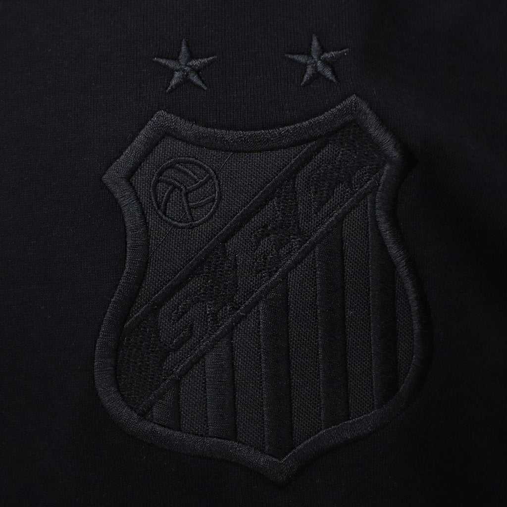Camisa Santos Monocromatica Masculina - Preto