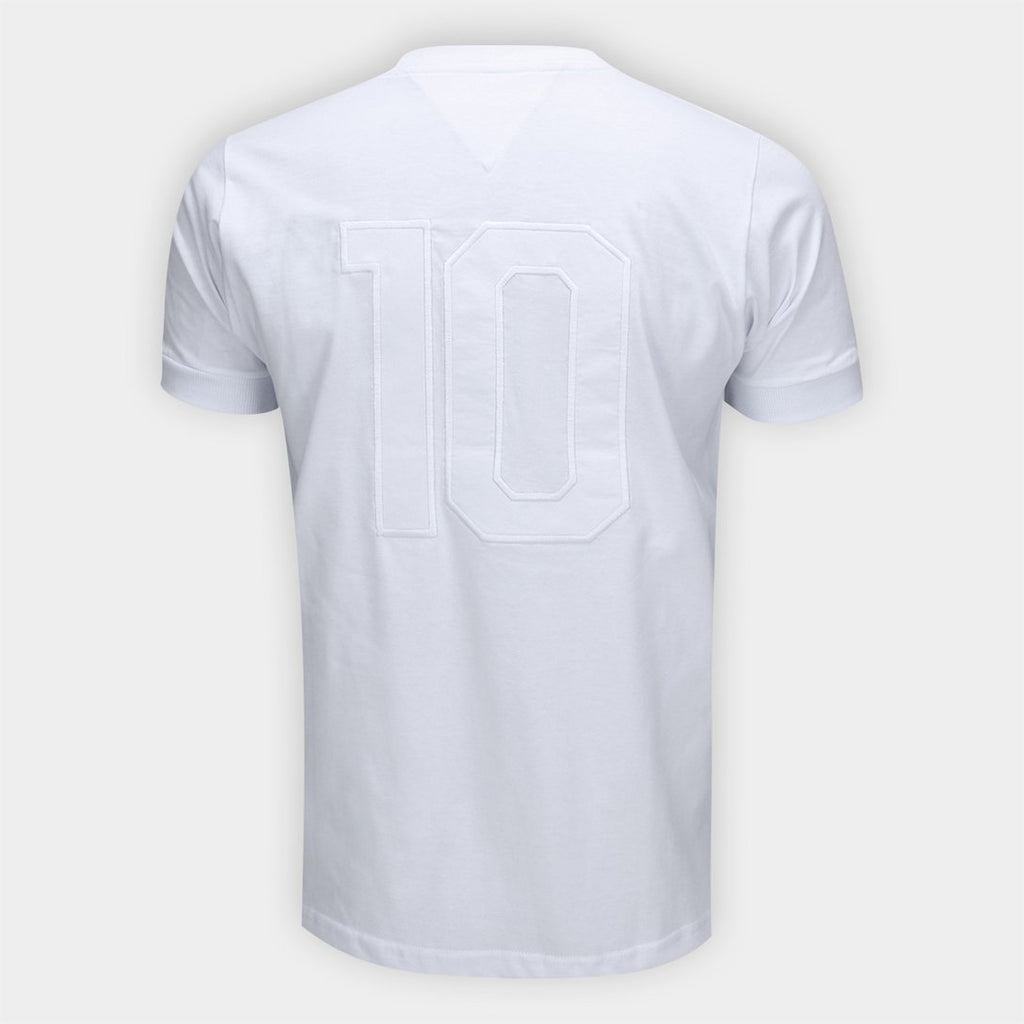 Camisa Santos Monocromatica Masculina - Branco