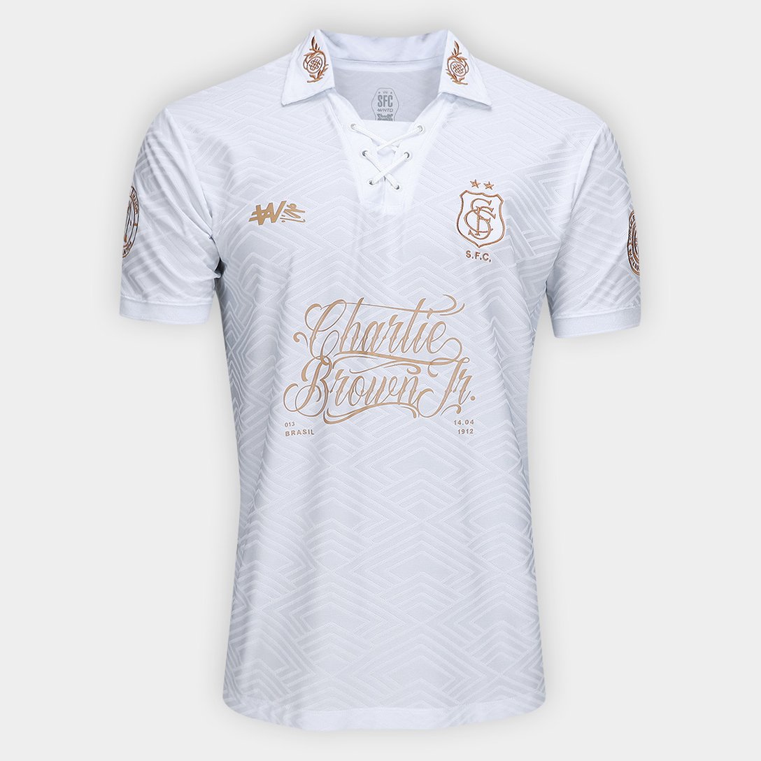 Camisa Polo Santos Orgulho da Baixada Masculina - Branco