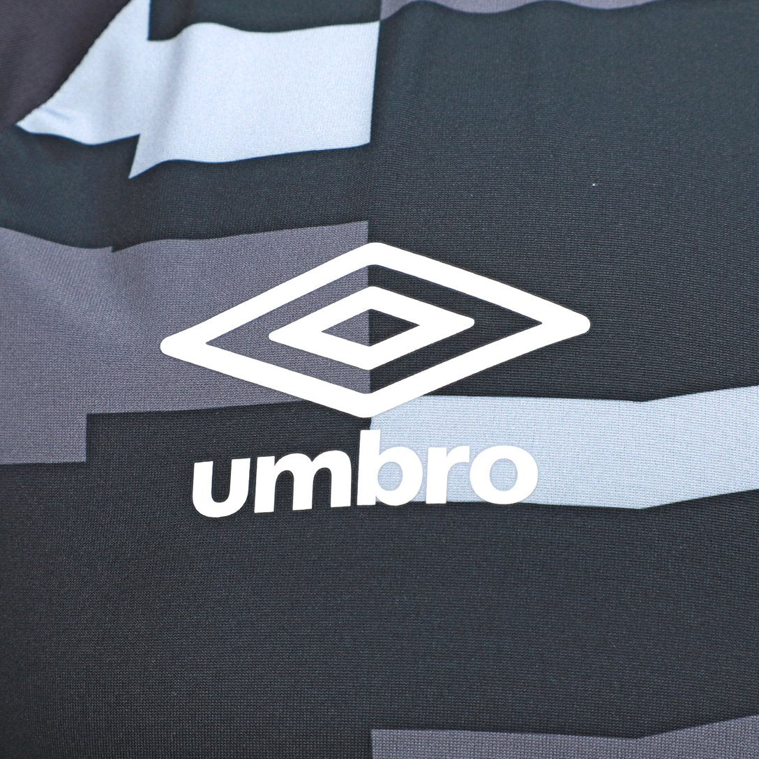 Camisa Santos 26/27 Aquecimento Umbro Masculina - Preto+Branco
