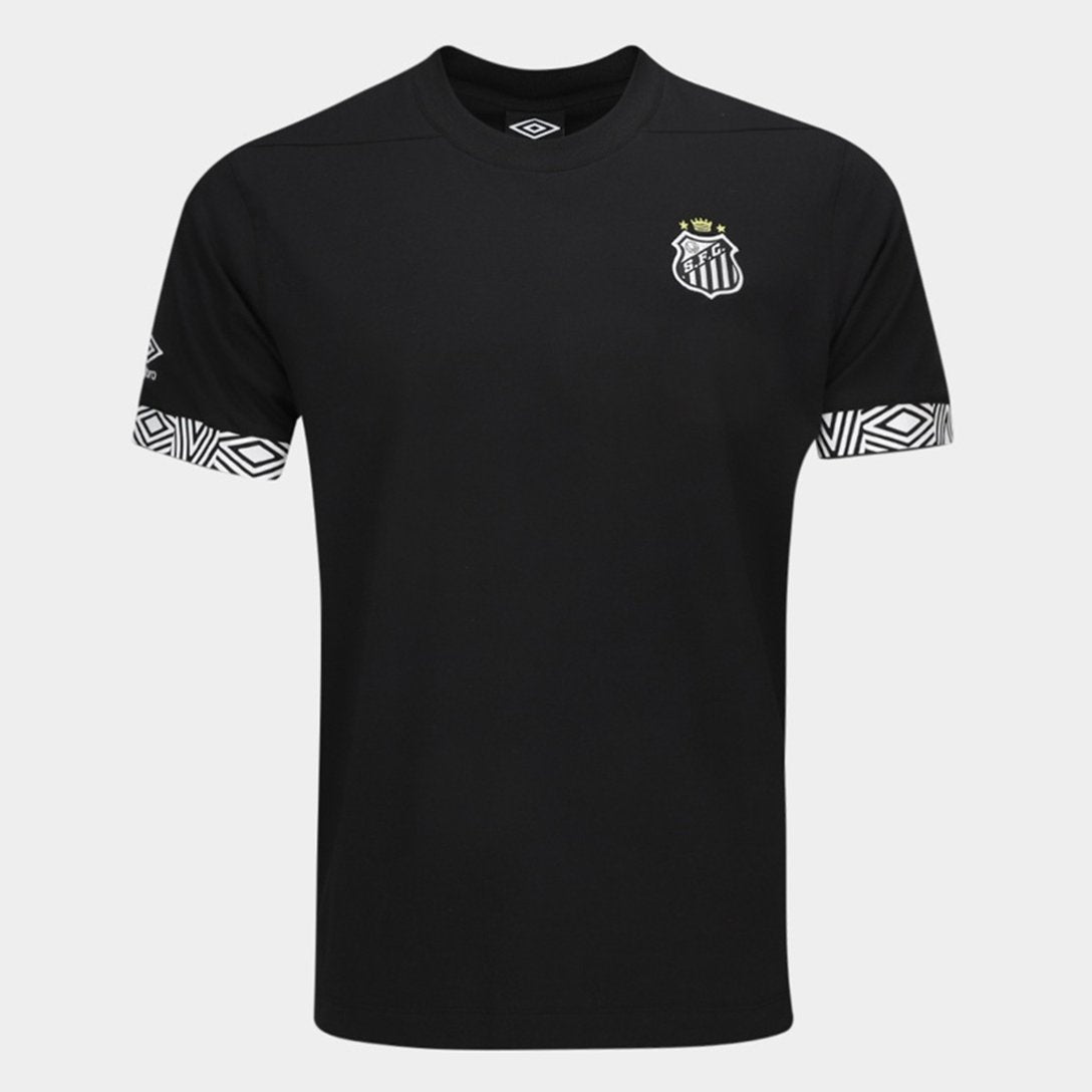Camisa Santos 26/27 Concentração Umbro Masculina - Preto