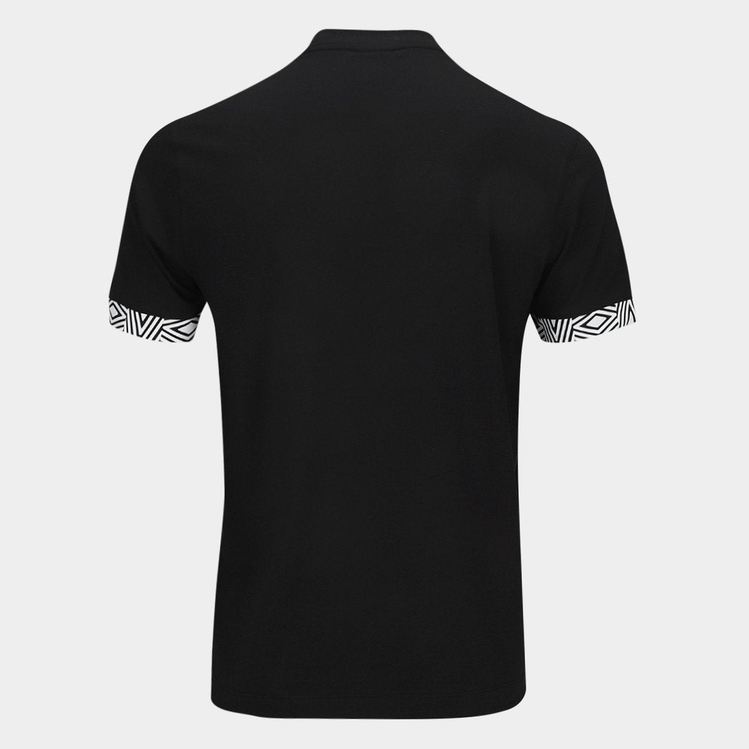 Camisa Santos 26/27 Concentração Umbro Masculina - Preto