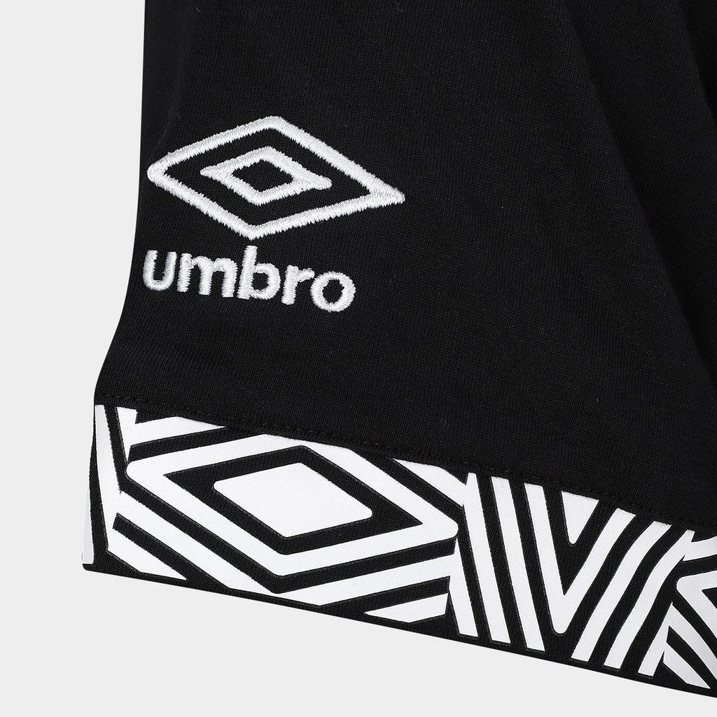 Camisa Santos 26/27 Concentração Umbro Masculina - Preto