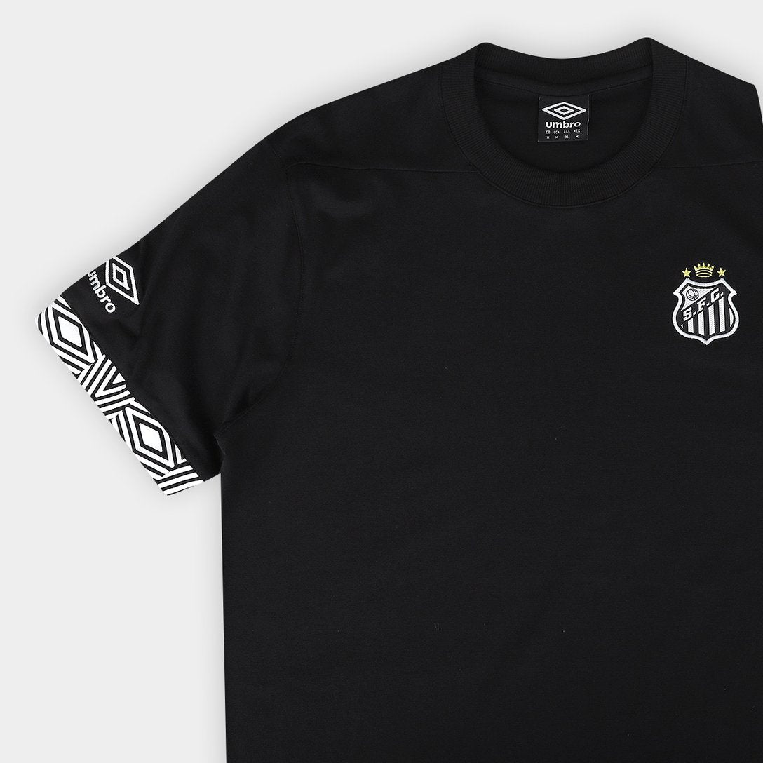 Camisa Santos 26/27 Concentração Umbro Masculina - Preto