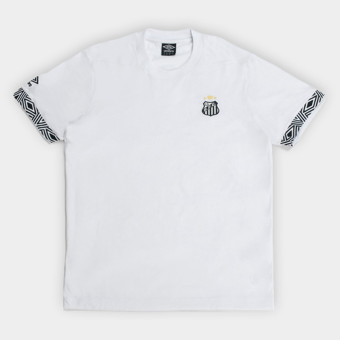 Camisa Santos 26/27 Concentração Umbro Masculina - Branco