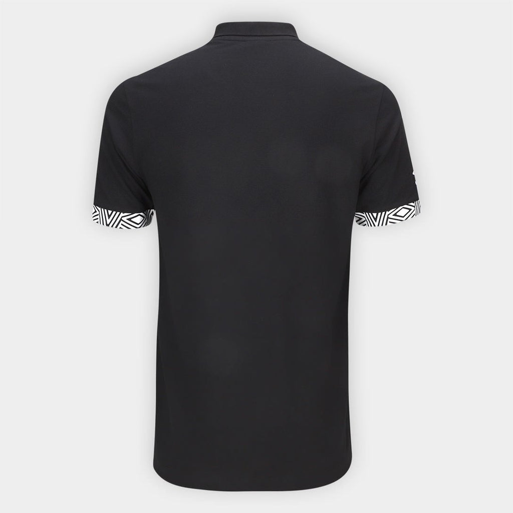 Camisa Polo Santos 26/27 Viagem Umbro Masculina - Preto
