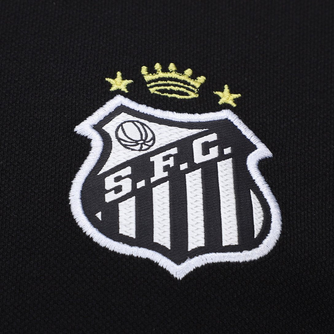 Camisa Polo Santos 26/27 Viagem Umbro Masculina - Preto