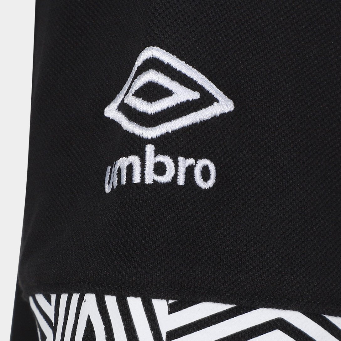 Camisa Polo Santos 26/27 Viagem Umbro Masculina - Preto