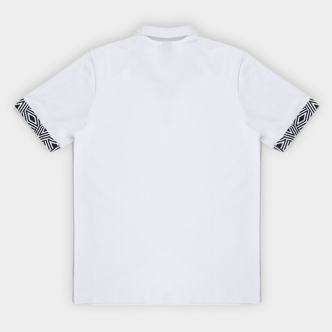 Camisa Polo Santos 26/27 Viagem Umbro Masculina - Branco