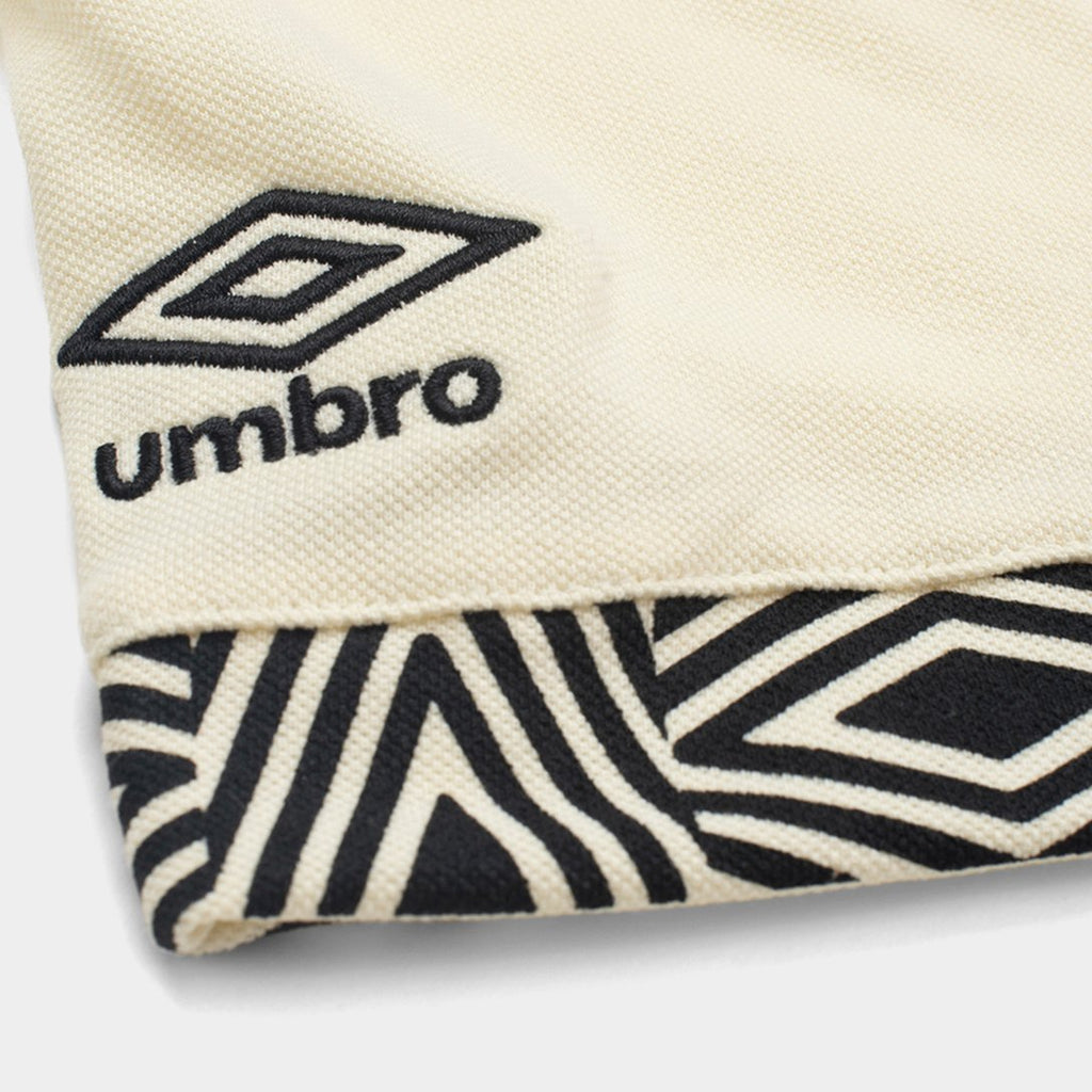 Camisa Polo Santos 26/27 Viagem Umbro Masculina - Off White