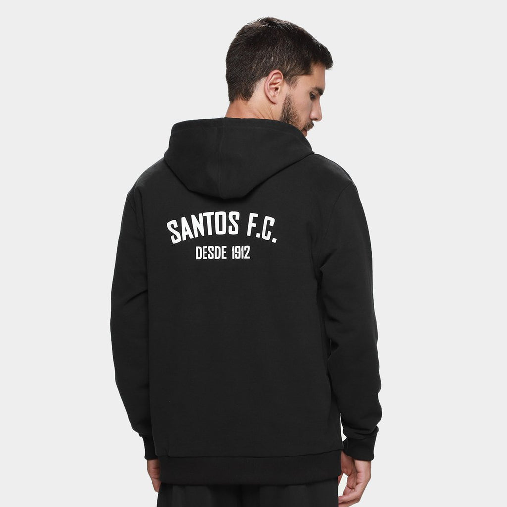 Casaco Santos 26/27 Viagem Umbro Masculino - Preto+Branco