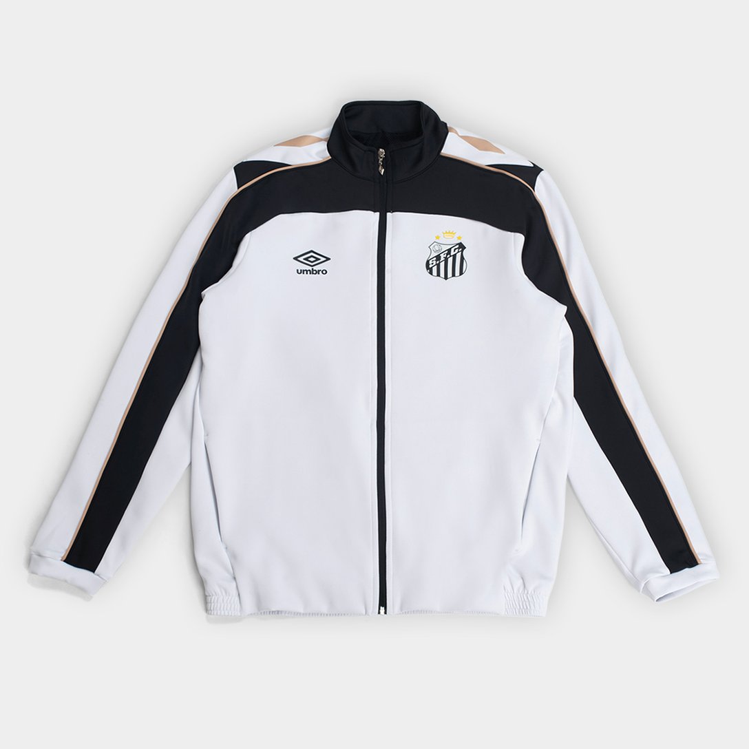 Jaqueta Santos 26/27 Hino Umbro - Branco+Preto