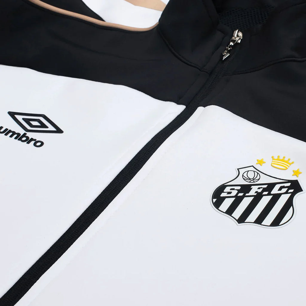 Jaqueta Santos 26/27 Hino Umbro - Branco+Preto