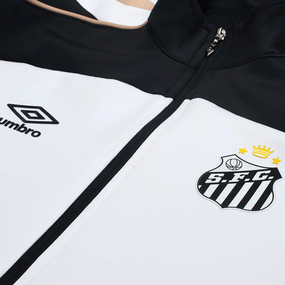 Jaqueta Santos 26/27 Hino Umbro - Branco+Preto