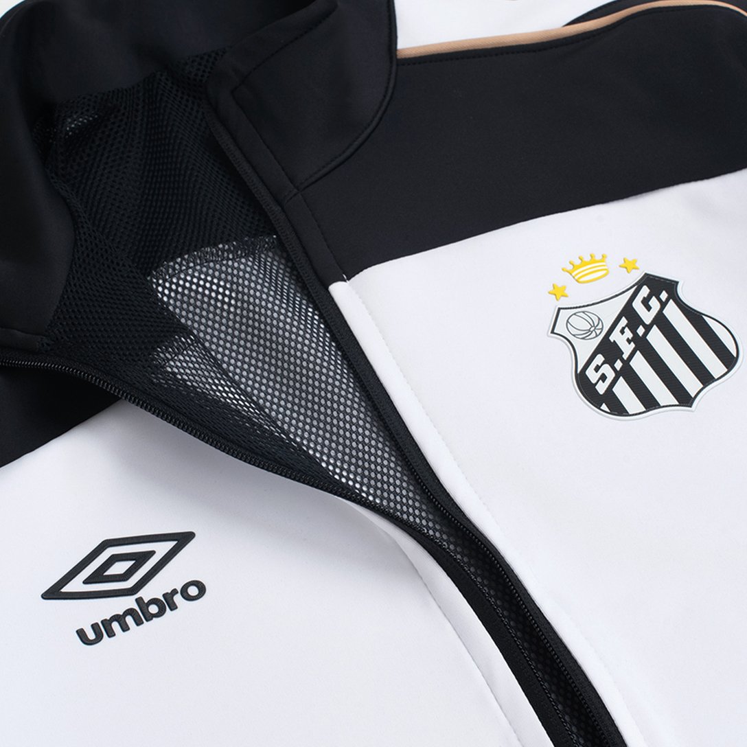 Jaqueta Santos 26/27 Hino Umbro - Branco+Preto
