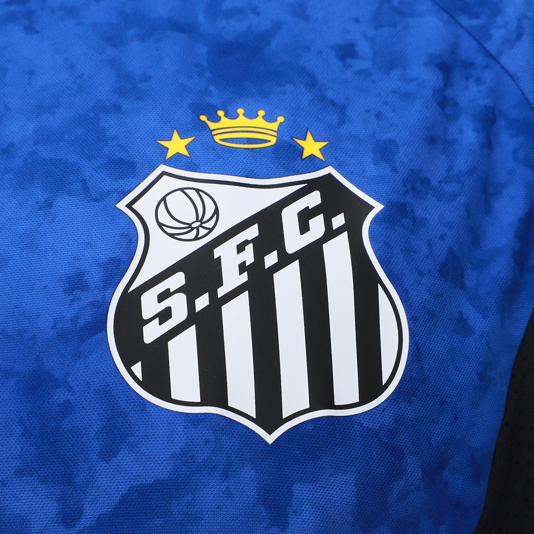 Camisa Santos Treino 26/27 Umbro Masculina - Azul+Preto