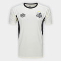 Camisa Santos Treino 26/27 Umbro Masculina - Off White+Preto