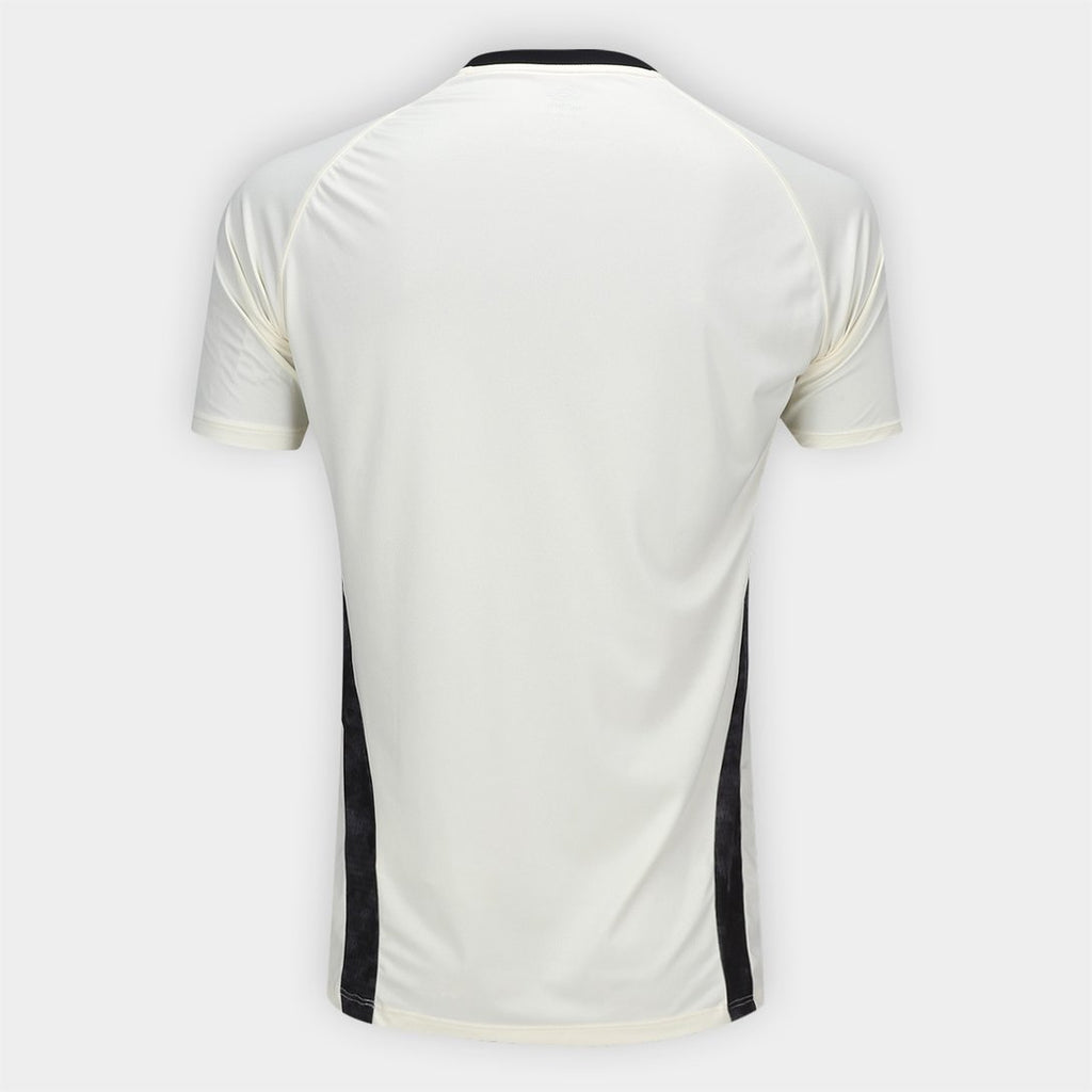 Camisa Santos Treino 26/27 Umbro Masculina - Off White+Preto