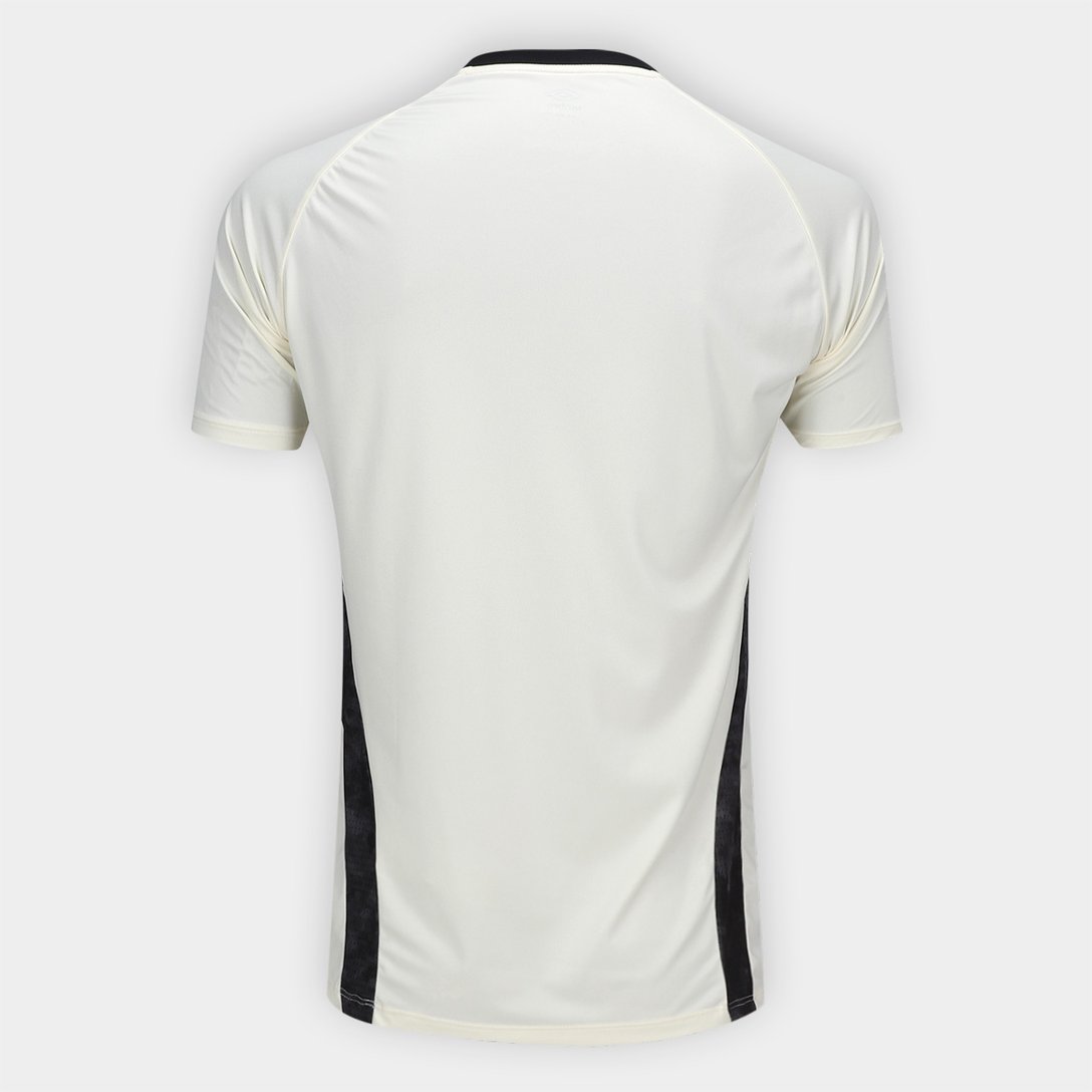 Camisa Santos Treino 26/27 Umbro Masculina - Off White+Preto