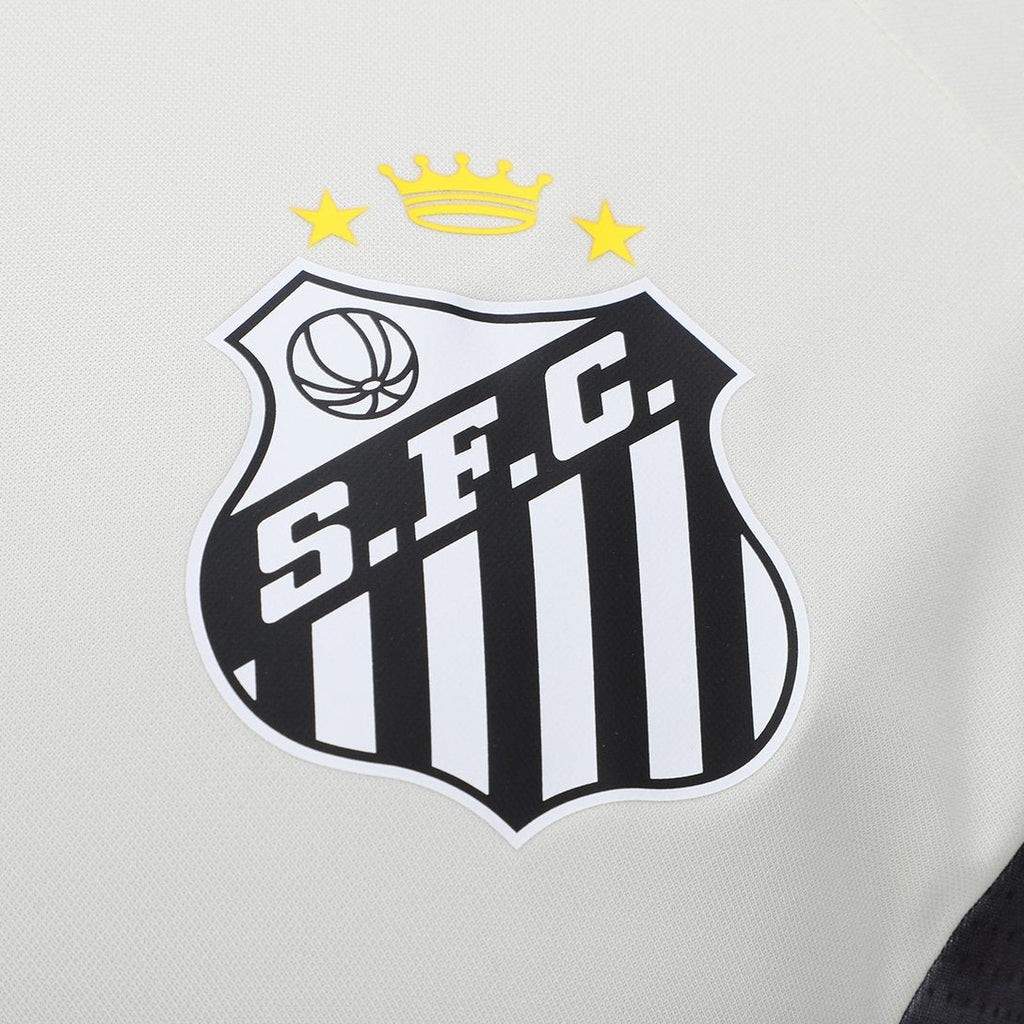 Camisa Santos Treino 26/27 Umbro Masculina - Off White+Preto