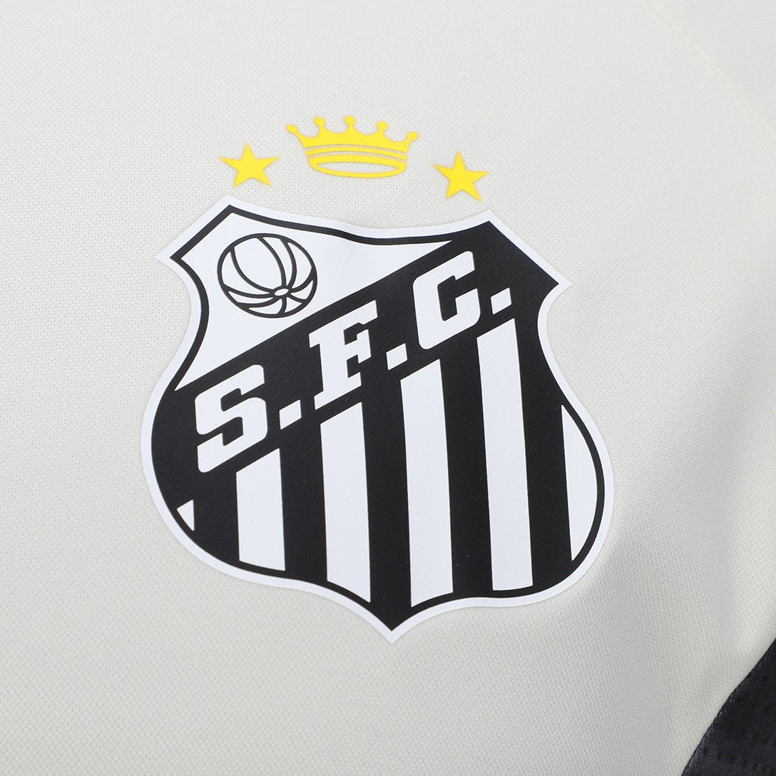 Camisa Santos Treino 26/27 Umbro Masculina - Off White+Preto