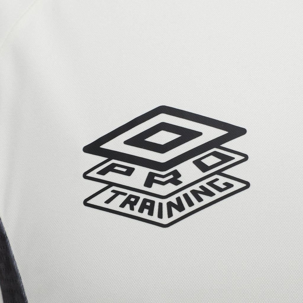 Camisa Santos Treino 26/27 Umbro Masculina - Off White+Preto