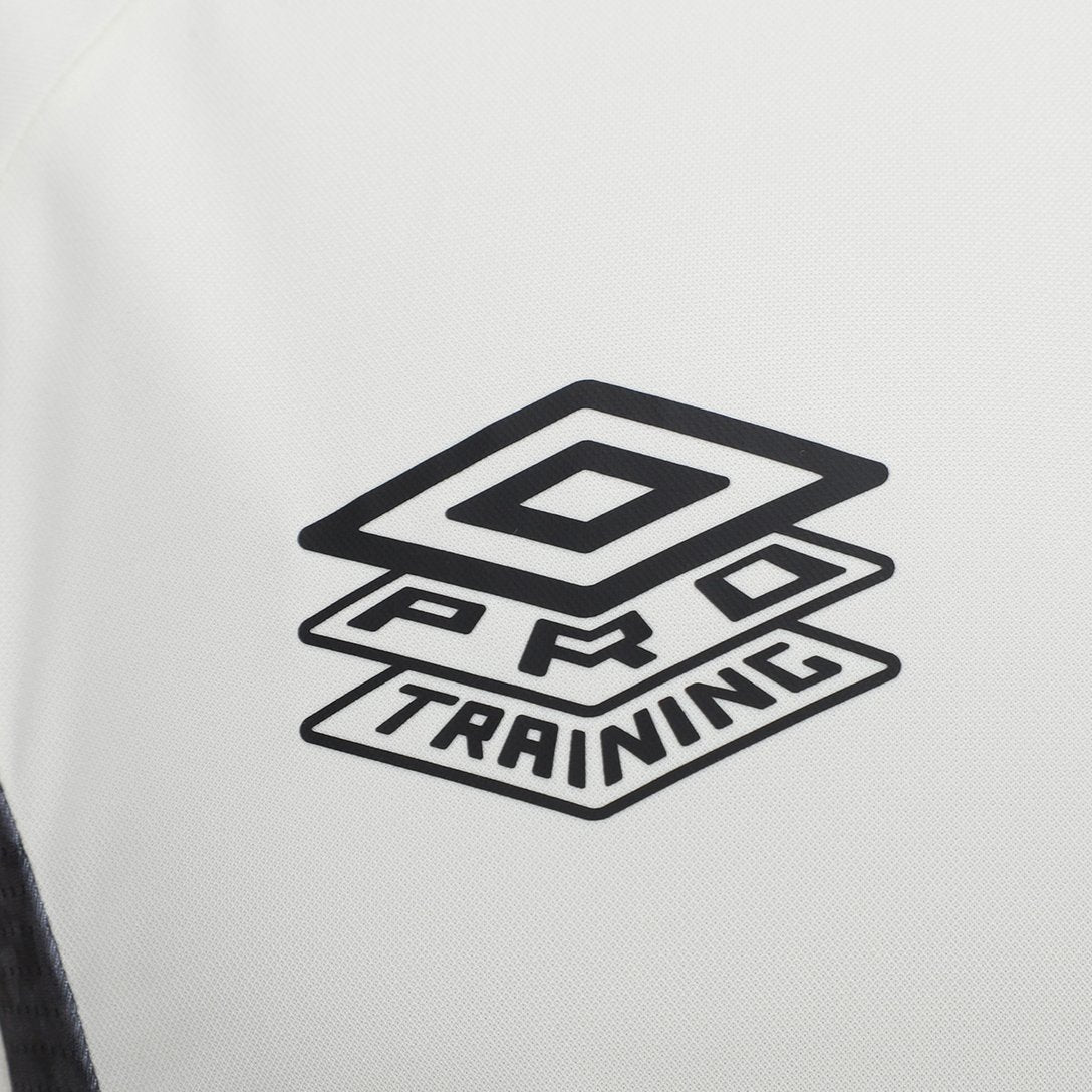 Camisa Santos Treino 26/27 Umbro Masculina - Off White+Preto